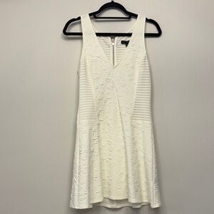 Sanctuary Cream Textured Mini Dress